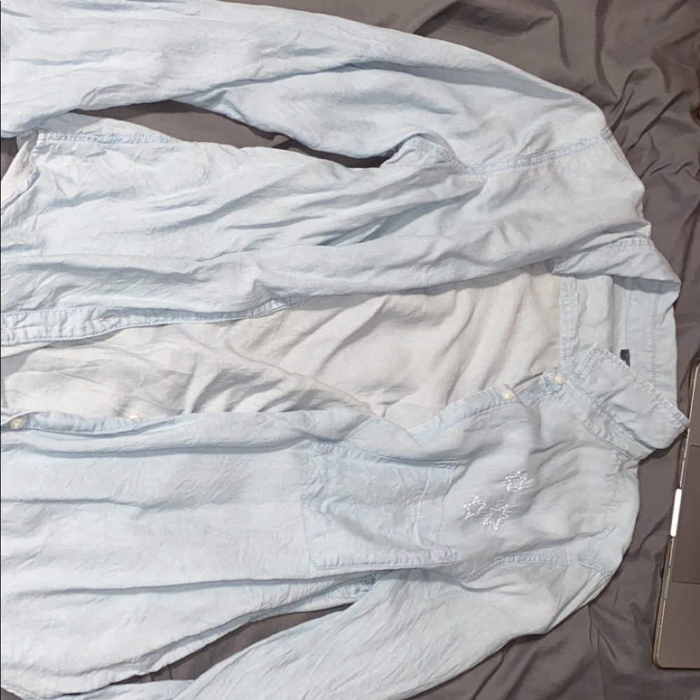 Aerie jean shirt